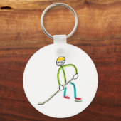 Ice Hockey Stickman キーホルダー (裏面)