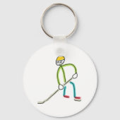 Ice Hockey Stickman キーホルダー (裏面)