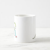 Ice Hockey Stickman コーヒーマグカップ (中央)