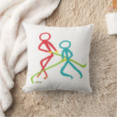 Ice Hockey Stickmen クッション (ブランケット)