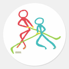 Ice Hockey Stickmen ラウンドシール