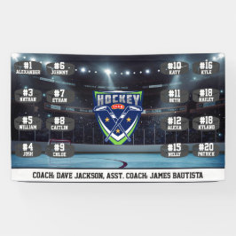 Ice Hockey Team 横断幕