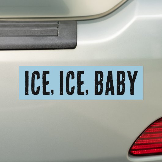 ICE ICE BABYステッカー バンパーステッカー (車上)