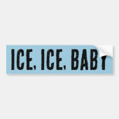 ICE ICE BABYステッカー バンパーステッカー (正面)