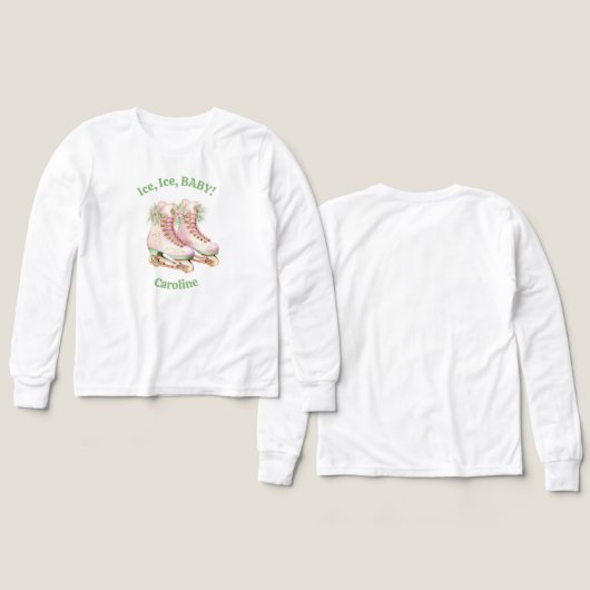 Ice Ice Baby - Figure Skating Shirt (デザイン 正面＆背面)