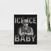 Ice Ice Baby Retro Funny Trump  カード (正面)