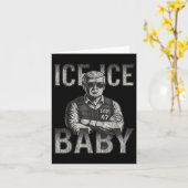 Ice Ice Baby Retro Funny Trump  カード (黄色い花)