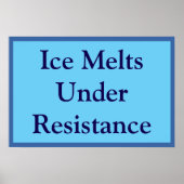 Ice Melts Under Resistance ポスター (正面)