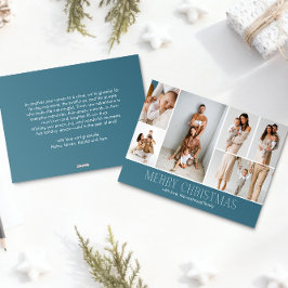 ICE Merry Christmas Elegant 6 Collage Photo  シーズンカード