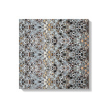 Ice Metal Fire II Stretched Canvas Print