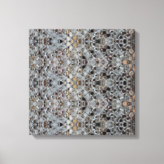 Ice Metal Fire II Stretched Canvas Print キャンバスプリント (正面)