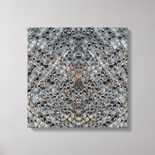 Ice Metal Fire III Stretched Canvas Print キャンバスプリント (正面)