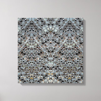 Ice Metal Fire IV Stretched Canvas Print キャンバスプリント