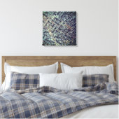 Ice Metal Fire Pit Screen Stretched Canvas Print キャンバスプリント (インサイチュ (寝室))