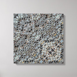 Ice Metal Fire Stretched Canvas Print キャンバスプリント