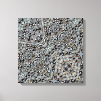 Ice Metal Fire Stretched Canvas Print キャンバスプリント