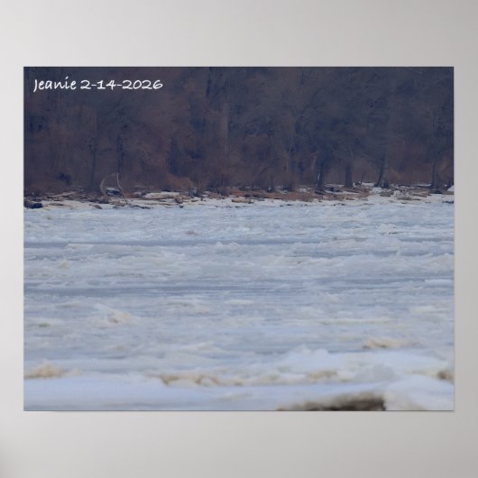 Ice on the Delaware River 2026 ポスター (正面)