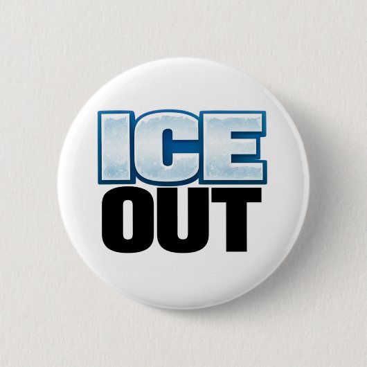ICE OUTボタン 2 1/4" 缶バッジ (正面)