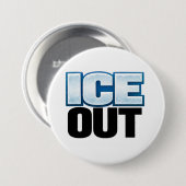 ICE OUTボタン 3" (大) 缶バッジ (正面&裏面)