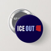 ICE OUT アリゾナ トランプ反対 缶バッジ (正面&裏面)