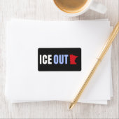 ICE OUT トランプ反対 ラベル (インサイチュ)