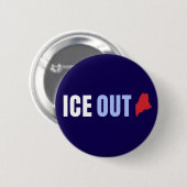 ICE OUT メイン州 トランプ反対 缶バッジ (正面&裏面)