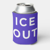 ICE OUT 缶クーラー | 移民の正義を求める抗議 (缶裏面)