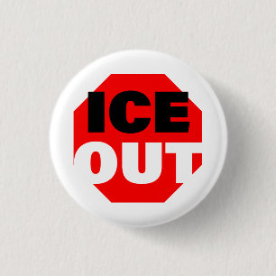 ICE OUT 缶バッジ