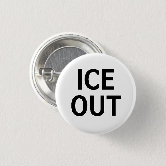 Ice Out Anti-Ice Button Pin 缶バッジ (正面&裏面)