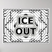 ICE OUT COLORING POSTER ポスター (正面)