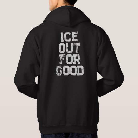 ICE OUT FOR GOOD パーカ (裏面)