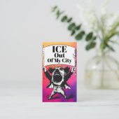 ICE Out of My City 名刺 (スタンド正面)