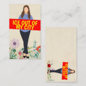 Ice Out of My City Business Card 名刺 (正面/裏面)