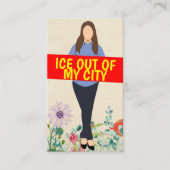 Ice Out of My City Business Card 名刺 (正面)
