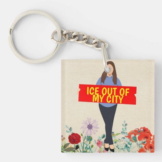 Ice Out of My City Keychain キーホルダー (正面)