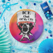 ICE Out of My City Paper Plate ペーパープレート (パーティー)