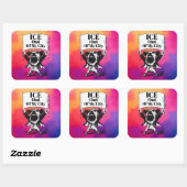 ICE Out of My City Sticker スクエアシール (シート)