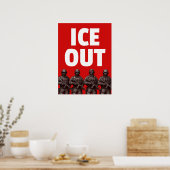ICE OUT poster sign and download,  ポスター (キッチン)
