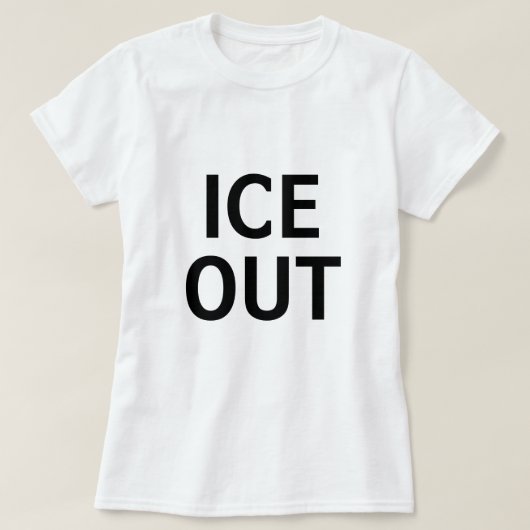 Ice Out Tシャツ (デザイン正面)