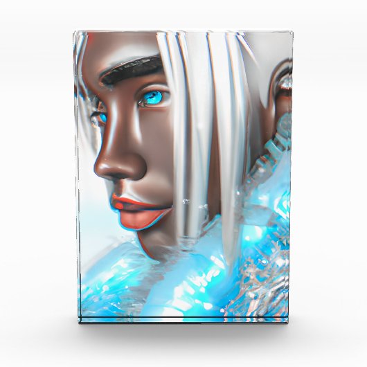 Ice Prince Melanin Black Boy Magic Bruh Winter Bro フォトブロック (正面)