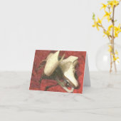 ICE SKATES AT REST THANK YOU Card カード (黄色い花)