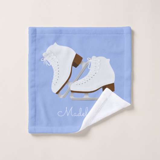 Ice Skates Towel  ウォッシュタオル (ウォッシュタオル)
