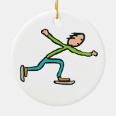 Ice Skating セラミックオーナメント (裏面)
