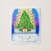 Ice Skating At Rockefeller Center ジグソーパズル (縦)