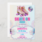 Ice Skating Birthday Invitation 招待状 (正面/裏面)