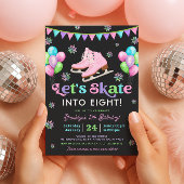 Ice Skating Birthday Invitation 招待状