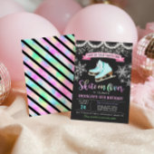 Ice Skating Birthday Invitation 招待状