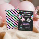 Ice Skating Birthday Invitation 招待状