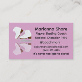Ice Skating Coach Business Card 名刺