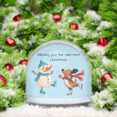 Ice Skating Dachshund  (クリスマス)